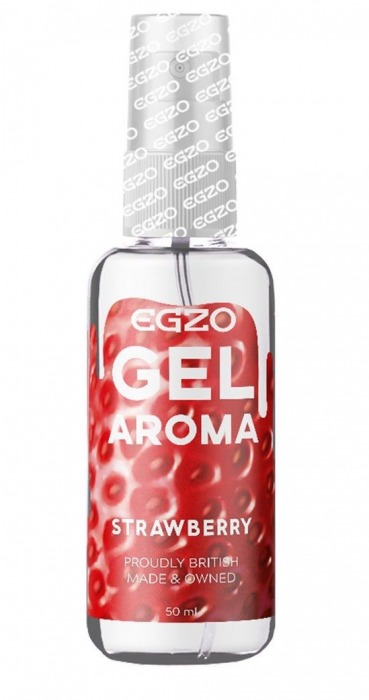Интимный лубрикант EGZO AROMA с ароматом клубники - 50 мл. - EGZO - купить с доставкой в Кургане