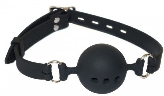 Черный кляп-шарик Charmer M - Lola Games - купить с доставкой в Кургане