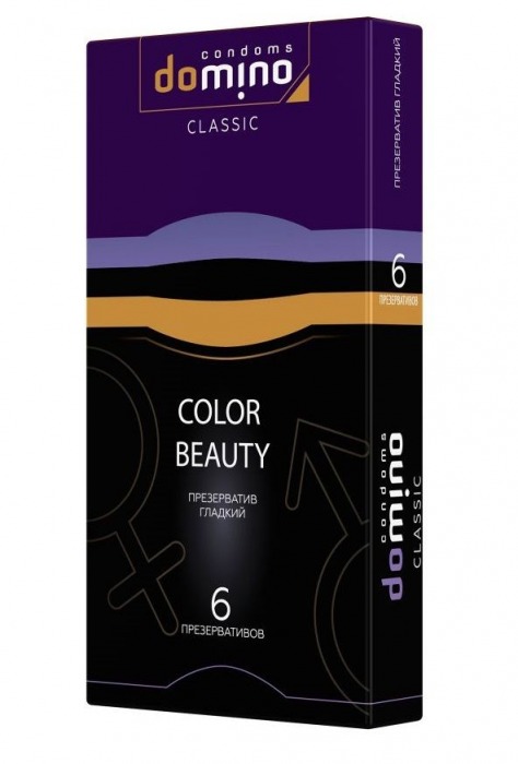 Разноцветные презервативы DOMINO Colour Beauty - 6 шт. - Domino - купить с доставкой в Кургане