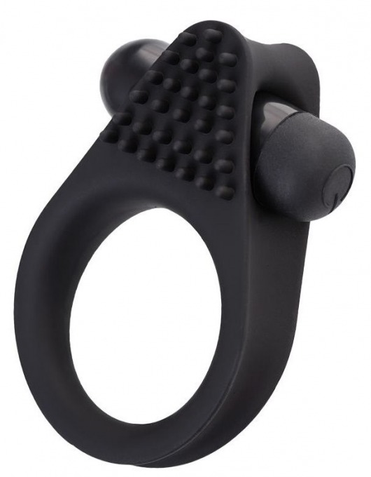 Черное эрекционное виброкольцо Brid с шипиками - A-toys - в Кургане купить с доставкой