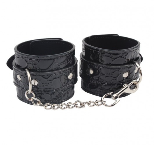 Черные наручники Be good Wrist Cuffs - Chisa - купить с доставкой в Кургане