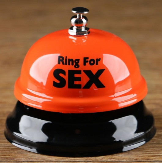 Настольный звонок RING FOR SEX - Сима-Ленд - купить с доставкой в Кургане