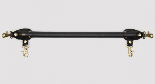 Черная распорка для ног Bound to You Faux Leather Spreader Bar - 50,8 см. - Fifty Shades of Grey - купить с доставкой в Кургане