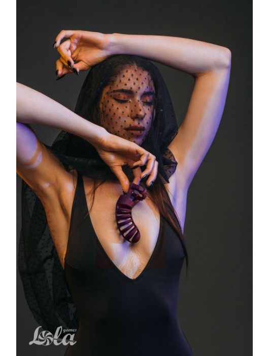 Мужской пояс верности бордового цвета Romello - Lola Games - купить с доставкой в Кургане