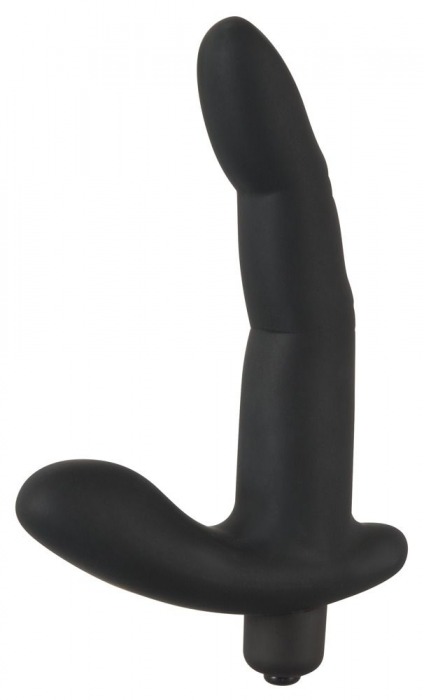 Черный вибромассажер простаты Naughty Finger Prostate Vibe - 13,8 см. - Orion - в Кургане купить с доставкой