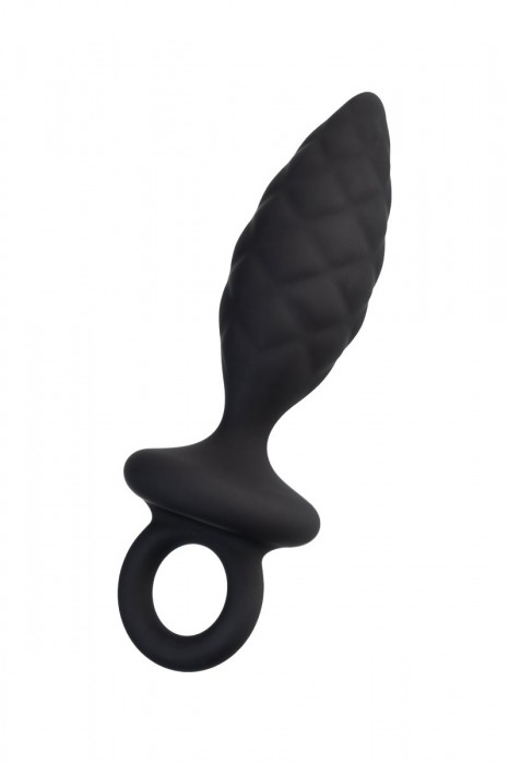 Черная анальная пробка Strob S - 11,7 см. - Erotist Adult Toys