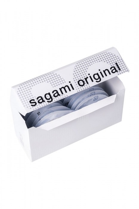 Презервативы Sagami Original 0.02 L-size увеличенного размера - 10 шт. - Sagami - купить с доставкой в Кургане