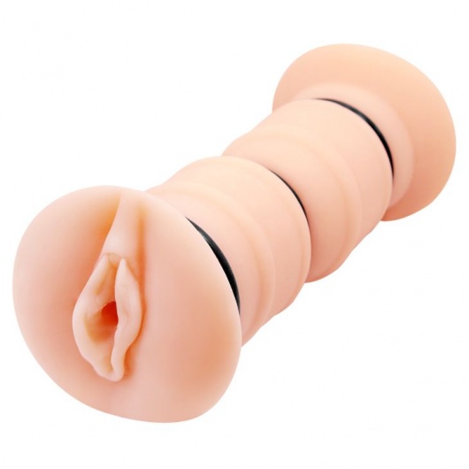 Телесный вибромастурбатор-вагина Michelle - Baile - в Кургане купить с доставкой