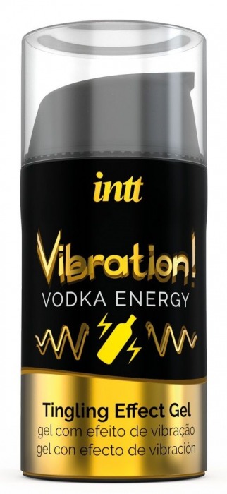 Жидкий интимный гель с эффектом вибрации Vibration! Vodka Energy - 15 мл. - INTT - купить с доставкой в Кургане