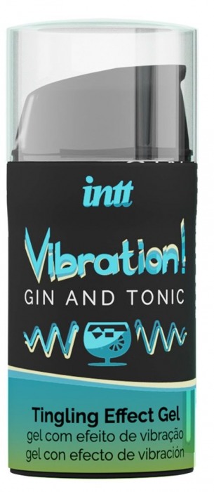 Жидкий интимный гель с эффектом вибрации Vibration! Gin   Tonic - 15 мл. - INTT - купить с доставкой в Кургане