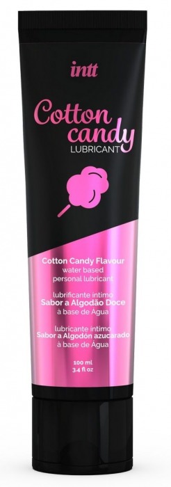 Интимный гель на водной основе Cotton Candy Lubricant - 100 мл. - INTT - купить с доставкой в Кургане