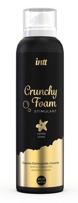 Пенка для массажа Crunchy Foam Stimulant Vanilla - 100 мл. - INTT - купить с доставкой в Кургане