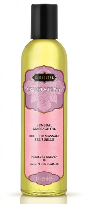 Массажное масло с цветочным ароматом Pleasure Garden - 236 мл. - Kama Sutra - купить с доставкой в Кургане