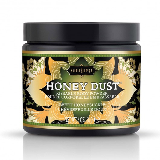 Пудра для тела Honey Dust Body Powder с ароматом жимолости - 170 гр. - Kama Sutra - купить с доставкой в Кургане