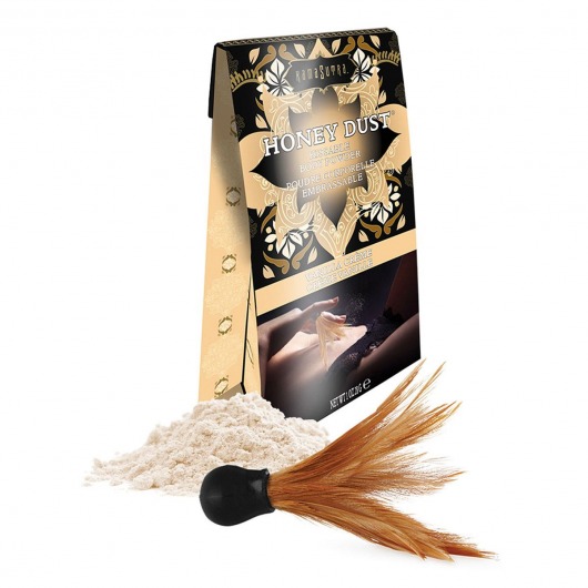 Пудра для тела Honey Dust Body Powder с ароматом ванили - 28 гр. - Kama Sutra - купить с доставкой в Кургане