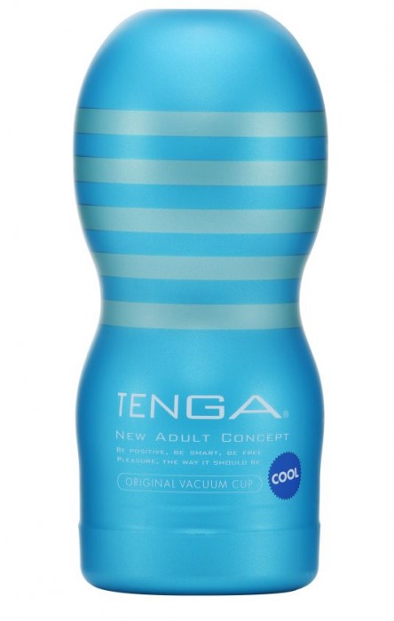 Мастурбатор с охлаждающей смазкой TENGA Original Vacuum Cup Cool - Tenga - в Кургане купить с доставкой