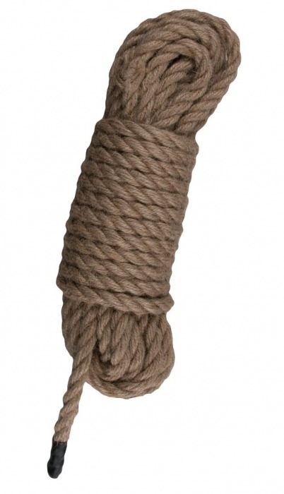 Пеньковая веревка для связывания Hemp Rope - 5 м. - Easy toys - купить с доставкой в Кургане