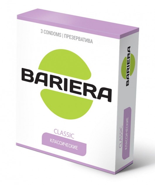 Классические презервативы Bariera Classic - 3 шт. - Bariera - купить с доставкой в Кургане