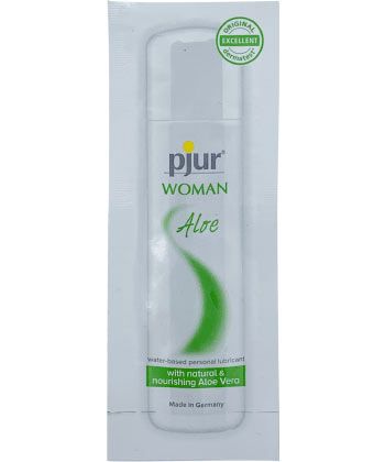 Лубрикант на водной основе pjur WOMAN Aloe - 2 мл. - Pjur - купить с доставкой в Кургане