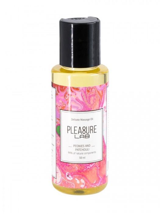 Массажное масло Pleasure Lab Delicate с ароматом пиона и пачули - 50 мл. - Pleasure Lab - купить с доставкой в Кургане