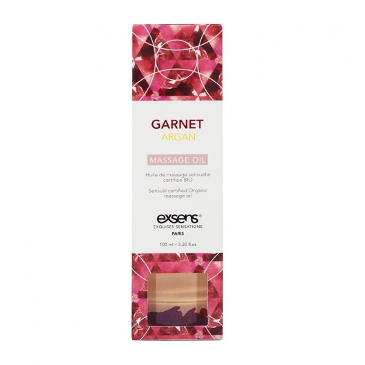 Органическое массажное масло GARNET ARGAN - 100 мл. - Exsens - купить с доставкой в Кургане