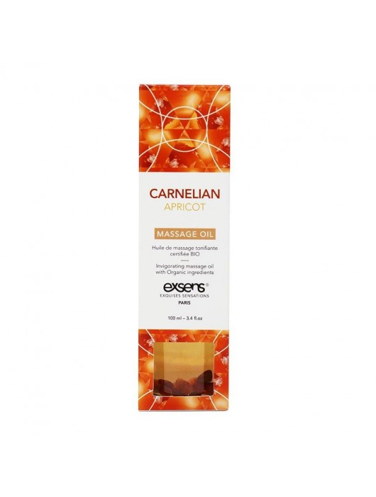 Органическое массажное масло CARNELIAN APRICOT - 100 мл. - Exsens - купить с доставкой в Кургане
