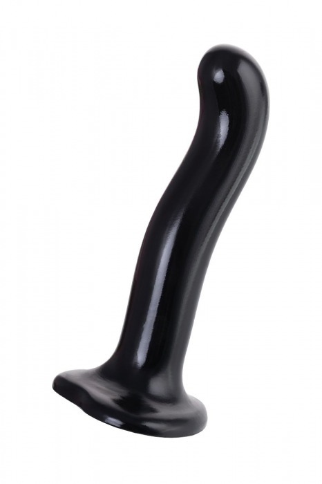 Черный стимулятор для пар P G-Spot Dildo Size M - 18 см. - Strap-on-me - в Кургане купить с доставкой