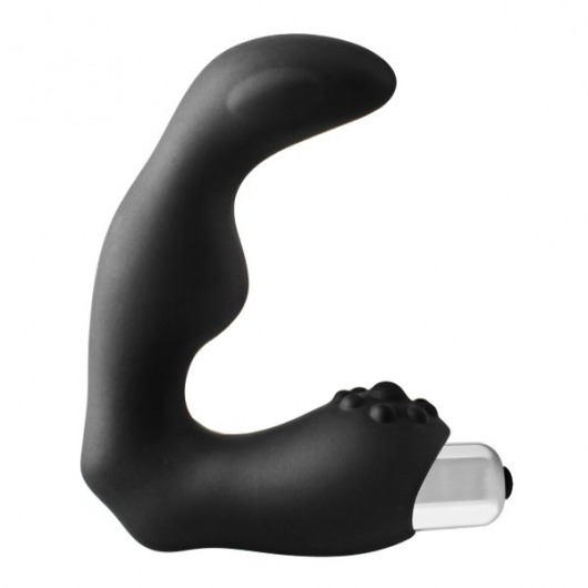 Черный вибромассажер простаты FantASStic Vibrating Prostate Massager - 11,3 см. - Dream Toys - в Кургане купить с доставкой