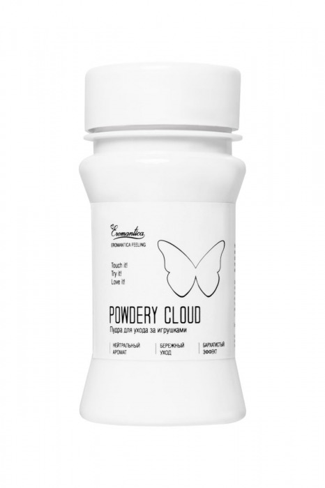 Пудра для ухода за игрушками Powdery Cloud с нейтральным ароматом - 40 гр. - Eromantica - купить с доставкой в Кургане