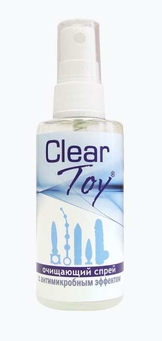 Очищающий спрей Clear Toy с антимикробным эффектом - 100 мл. - Биоритм - купить с доставкой в Кургане