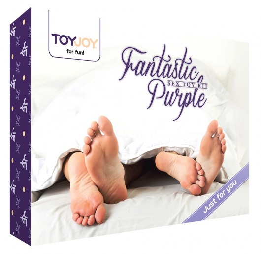 Эротический набор FANTASTIC PURPLE SEX TOY KIT - Toy Joy - купить с доставкой в Кургане