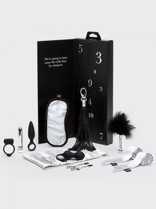 Эротический набор Pleasure Overload 10 Days of Play Gift Set - Fifty Shades of Grey - купить с доставкой в Кургане