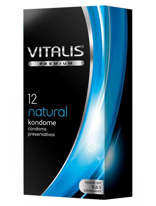 Классические презервативы VITALIS PREMIUM natural - 12 шт. - Vitalis - купить с доставкой в Кургане