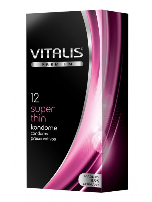 Ультратонкие презервативы VITALIS PREMIUM super thin - 12 шт. - Vitalis - купить с доставкой в Кургане