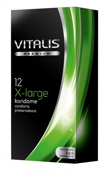 Презервативы увеличенного размера VITALIS PREMIUM x-large - 12 шт. - Vitalis - купить с доставкой в Кургане
