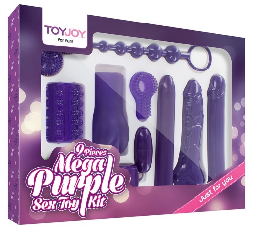 Эротический набор Toy Joy Mega Purple - Toy Joy - купить с доставкой в Кургане
