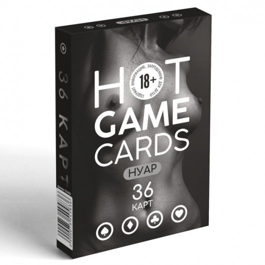 Игральные карты HOT GAME CARDS НУАР - 36 шт. - Сима-Ленд - купить с доставкой в Кургане