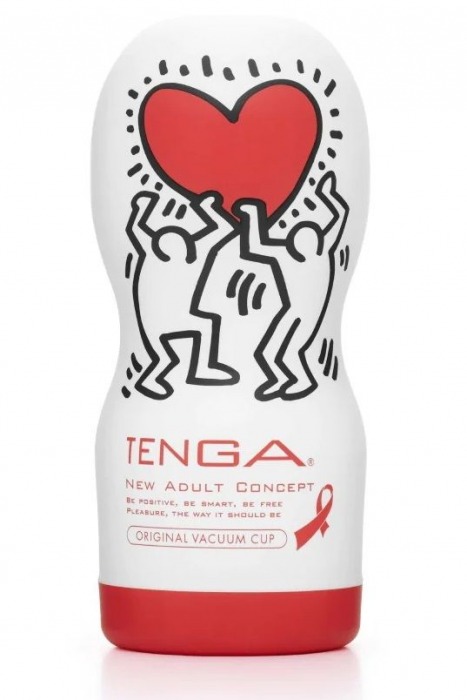 Мастурбатор Keith Haring Cup Deep Throat - Tenga - в Кургане купить с доставкой