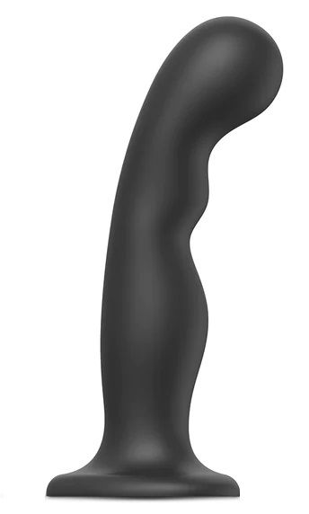 Черная насадка Strap-On-Me Dildo Plug P G size XXL - Strap-on-me - купить с доставкой в Кургане