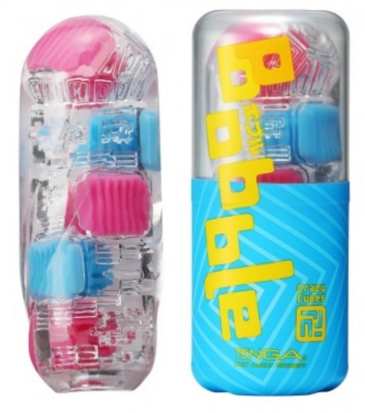 Мастурбатор Tenga Bobble Crazy Cubes - Tenga - в Кургане купить с доставкой