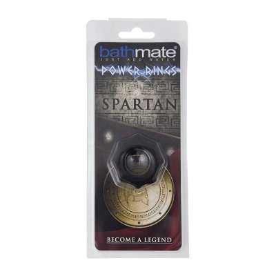 Чёрное эрекционное кольцо Spartan - Bathmate - в Кургане купить с доставкой