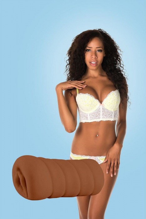 Коричневый мастурбатор-вагина BRIANNA - Dream Toys - в Кургане купить с доставкой