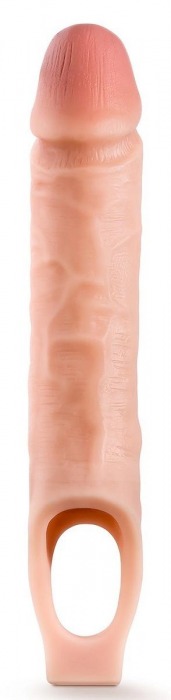 Телесная насадка на пенис 10 Inch Cock Sheath Extender - 25 см. - Blush Novelties - в Кургане купить с доставкой