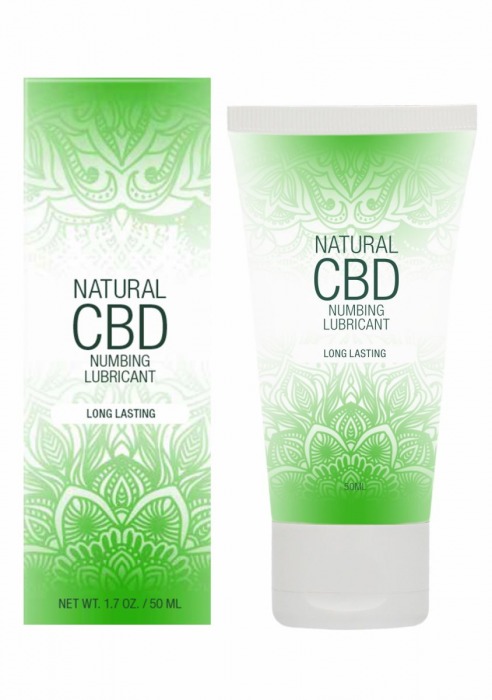 Лубрикант с пролонгирующим эффектом Natural CBD Numbing Lubricant - 50 мл. - Shots Media BV - купить с доставкой в Кургане