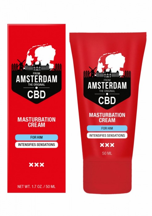 Крем для мастурбации для мужчин CBD from Amsterdam Masturbation Cream For Him - 50 мл. - Shots Media BV - купить с доставкой в Кургане