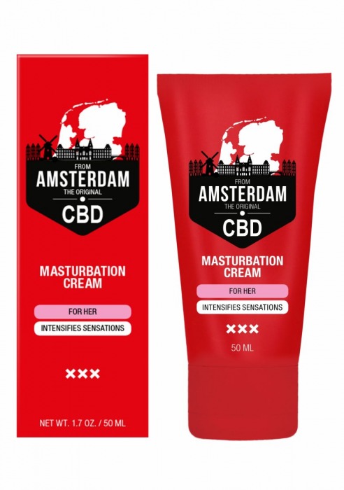 Крем для мастурбации для женщин CBD from Amsterdam Masturbation Cream For Her - 50 мл. - Shots Media BV - купить с доставкой в Кургане