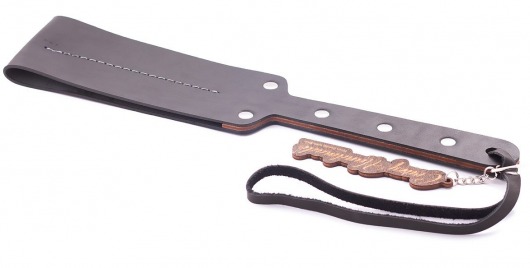 Гладкий мягкий удлиненный пэддл с заклепками - 32 см. - Crazy Handmade - купить с доставкой в Кургане