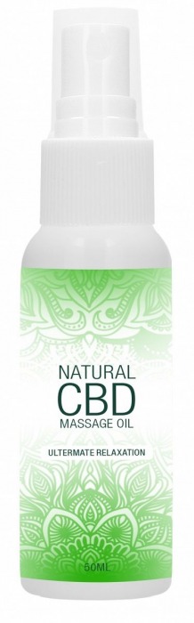 Массажное масло Natural CBD Massage Oil - 50 мл. - Shots Media BV - купить с доставкой в Кургане