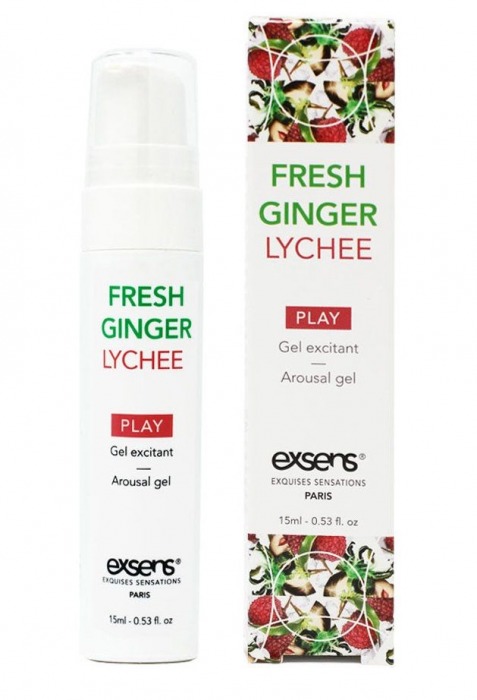 Возбуждающий гель Fresh Ginger Lychee Arousal Gel - 15 мл. - Exsens - купить с доставкой в Кургане