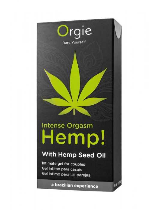 Возбуждающий интимный гель для пар ORGIE Hemp Intense Orgasm - 15 мл. - ORGIE - купить с доставкой в Кургане